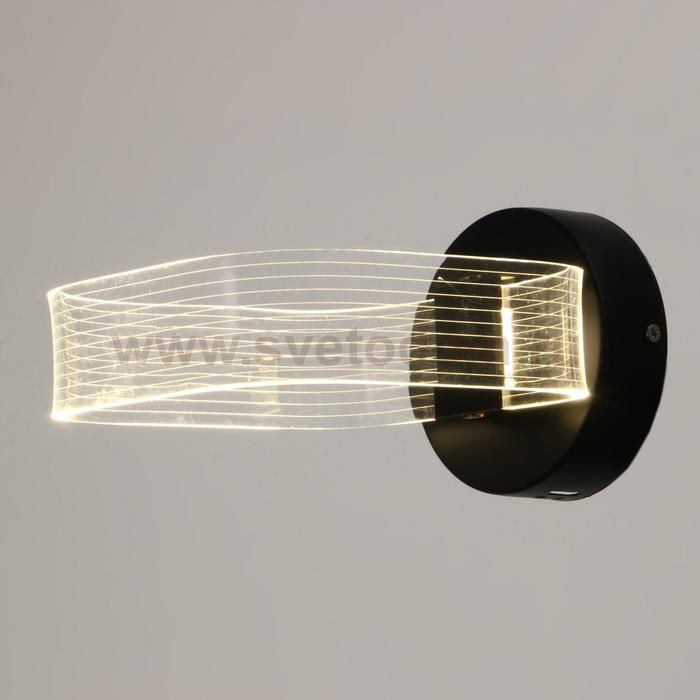 Бра 63433/1 LED 10Вт 4000К черный 21,5х10х15 см