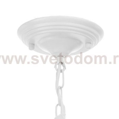 Люстра 70613/6 E14 40Вт белый-голубой 65х65х80 см