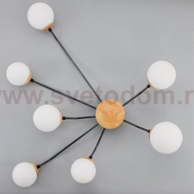 Люстра 87203/7 E27 40Вт черный 100х90х20 см