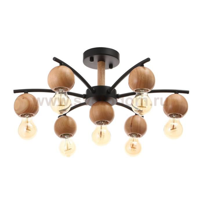 Люстра 87210/7 E27 40Вт черный 56х56х24 см