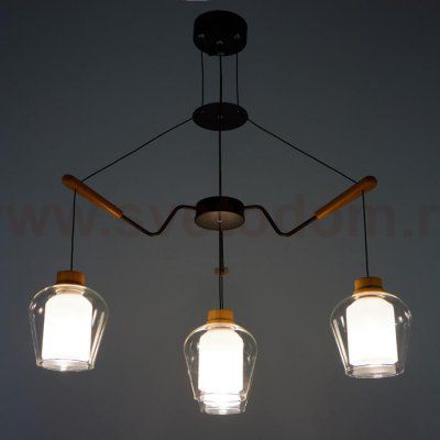 Люстра 87212/4 E27 40Вт черный 70х70х38 см