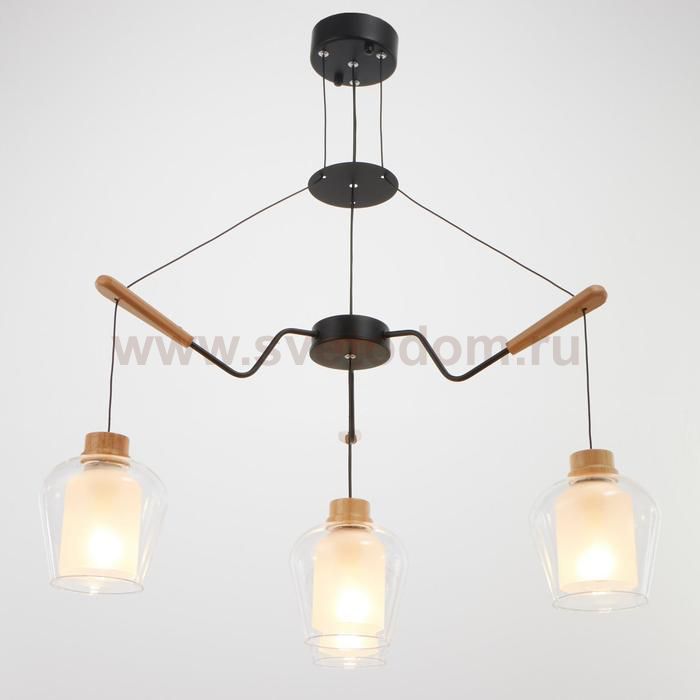 Люстра 87212/4 E27 40Вт черный 70х70х38 см