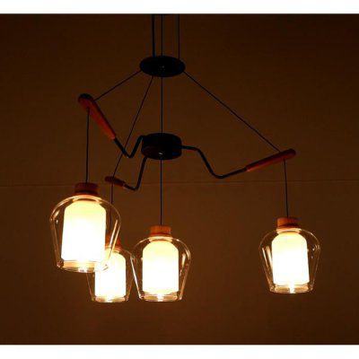 Люстра 87212/4 E27 40Вт черный 70х70х38 см