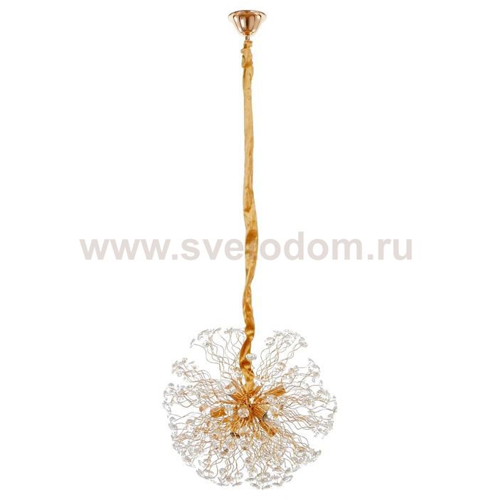 Светильник подвесной 87701/9 E14 40Вт золото 50х50х50-150 см