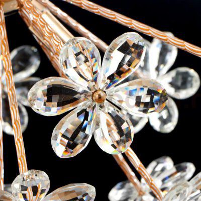 Светильник подвесной 87703/9 G9 40Вт золото 35х35х35-135 см