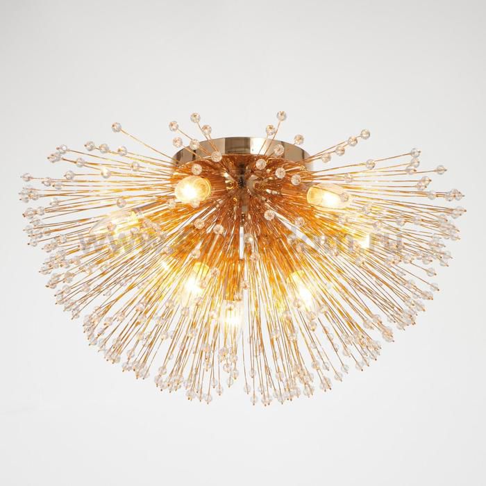 Светильник потолочный 87704/9 E14 40Вт золото 50х50х25 см