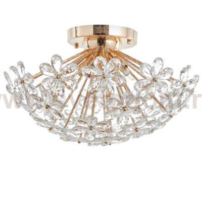 Светильник потолочный 87706/6 G9 40Вт золото 35х35х17,5 см