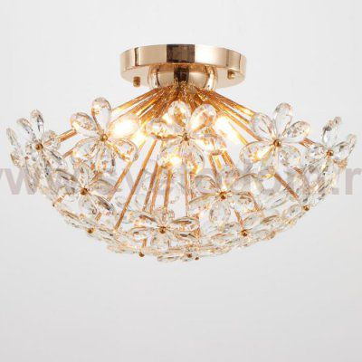 Светильник потолочный 87706/6 G9 40Вт золото 35х35х17,5 см