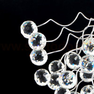 Светильник потолочный 87707/6 G9 40Вт серебро 30х30х15 см