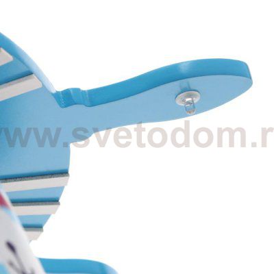 Люстра 85001/4 E14 40Вт синий-белый 60х60х20 см