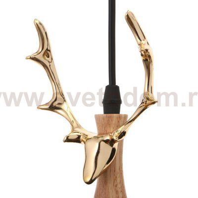 Светильник 625381/1 E27 40Вт черный-золото 13х13х100 см