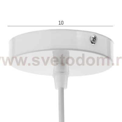 Светильник 625382/1 E27 40Вт белый-золото 13х13х100 см