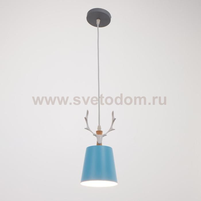 Светильник 625384/1 E27 40Вт синий-белый 13х13х100 см