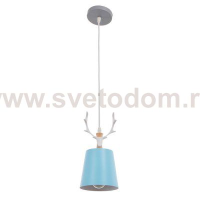 Светильник 625384/1 E27 40Вт синий-белый 13х13х100 см