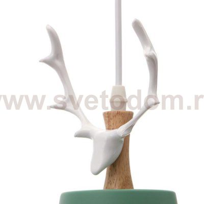 Светильник 625385/1 E27 40Вт зеленый-белый 13х13х100 см