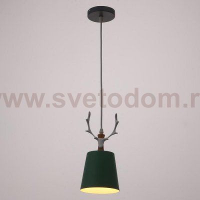 Светильник 625385/1 E27 40Вт зеленый-белый 13х13х100 см