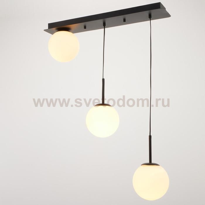 Светильник 61118/3 E14 40Вт черный 60x15x120 см