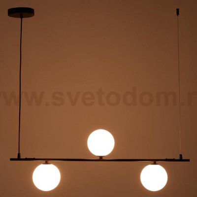 Светильник 61120/3 G9 20Вт черный 80x12x25 см