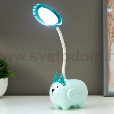 Лампа настольная 16022/1 LED 1,5Вт USB АКБ МИКС 9,5х7х28,5 см