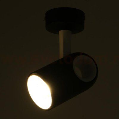 Спот 87401/1 LED 30Вт 4000К  черный-белый 15х8х18 см