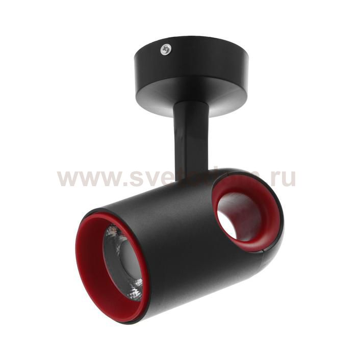 Спот 87403/1 LED 30Вт 4000К черный-красный 15х8х18 см