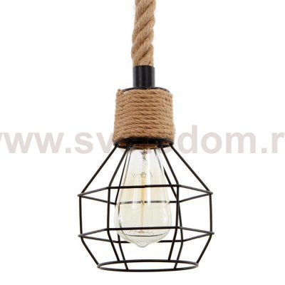 Светильник 87311/1 E27 40Вт черный 15х15х20-120 см