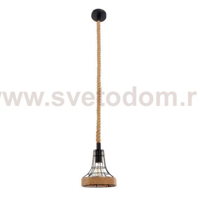 Светильник 87312/1 E27 40Вт черный 22х22х27-127 см