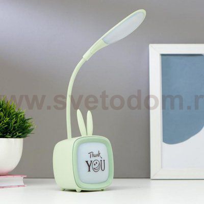 Лампа настольная с RGB подсветкой 1668/1 8хLED 1,5Вт USB АКБ МИКС 6х8х33 см