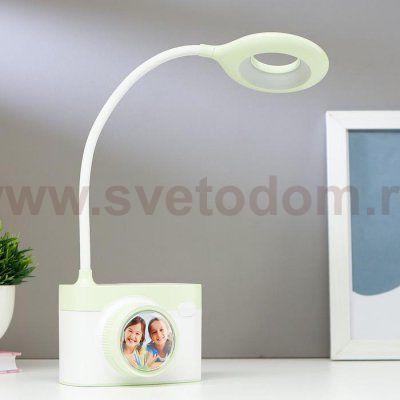 Лампа настольная 1673/1 LED 2Вт 2 режима 3000-6000К USB АКБ МИКС 11,5х9х42 см