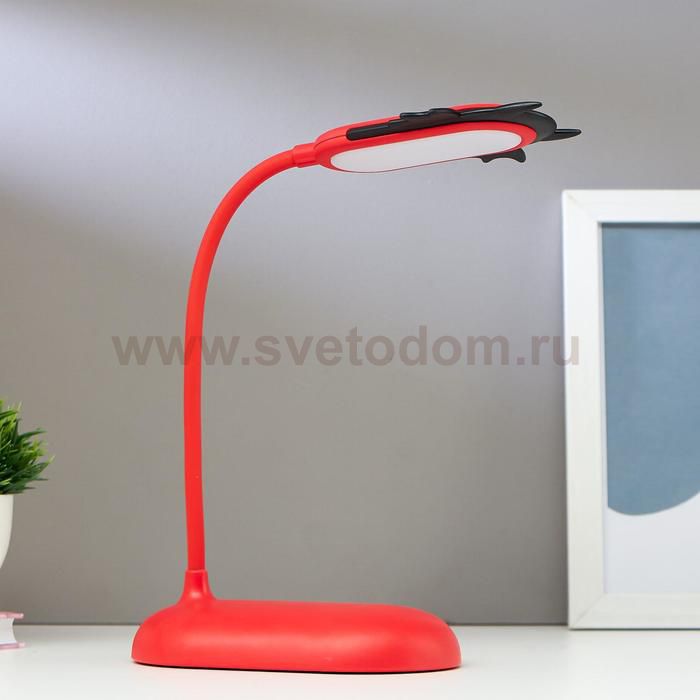 Лампа настольная 1675/1 24хLED 4Вт  3 режима USB АКБ МИКС 15,5х9,3х38,5 см