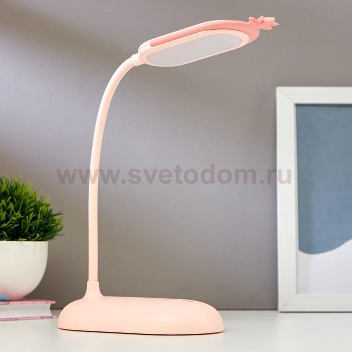 Лампа настольная 1676/1 24хLED 4Вт  3 режима USB АКБ МИКС 15,5х9,3х38,5 см