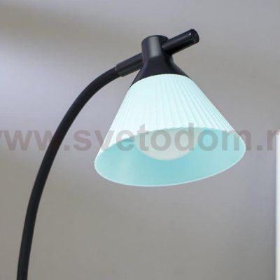 Лампа настольная 1678/1PT LED 3Вт  3 режима 3000-6000К USB АКБ голубой 14х11,5х41 см