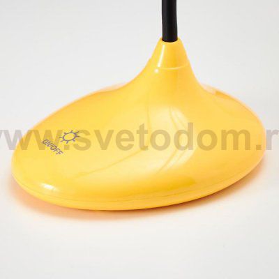 Лампа настольная сенсорная 16089/1YL LED 3Вт USB АКБ 3000-6000Кжелто-черный 11х17,5х39 см