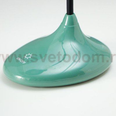 Лампа настольная сенсорная 16089/1GR LED 3Вт USB АКБ 3000-6000К зелено-черный 11х17,5х39 см   509160