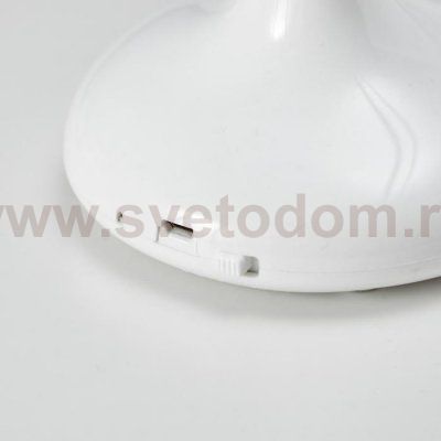 Лампа настольная сенсорная 16089/1WT LED 3Вт USB АКБ 3000-6000К бело-черный 11х17,5х39 см