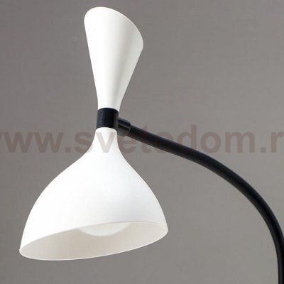 Лампа настольная сенсорная 16089/1WT LED 3Вт USB АКБ 3000-6000К бело-черный 11х17,5х39 см