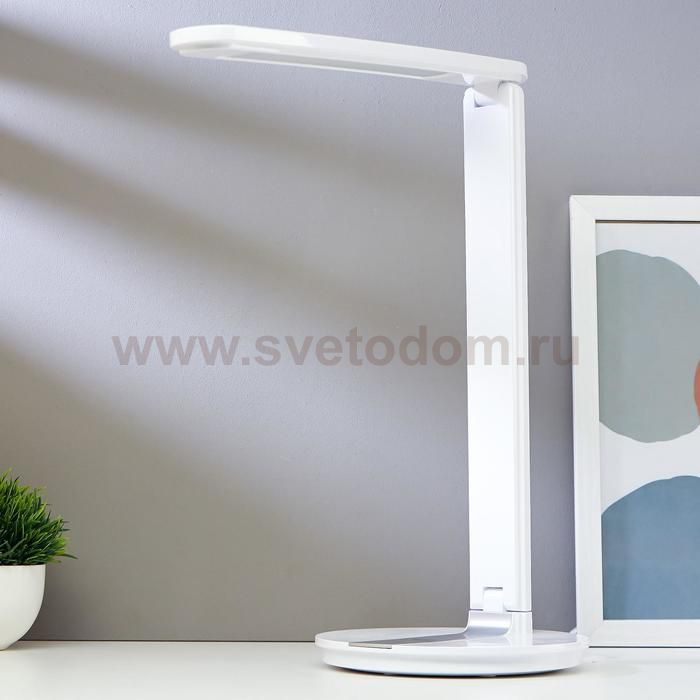Лампа настольная сенсорная 16096/1WT 36xLED 4Вт 6000К белый 33х17х39 см