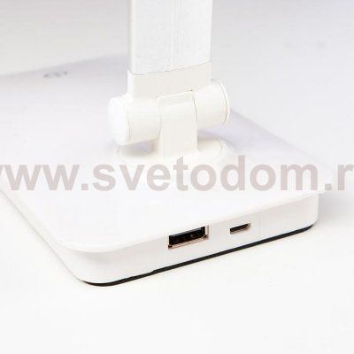 Лампа настольная сенсорная 16097/1SL LED 4Вт USB боло-серебристый 28,5х10,3х37,5 см