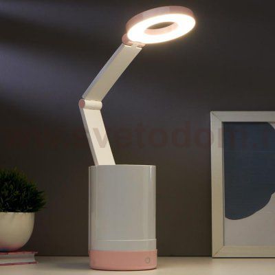 Лампа настольная сенсорная 16100/1 LED 4,5Вт USB АКБ 3 режима Микс 10х9х45,5 см