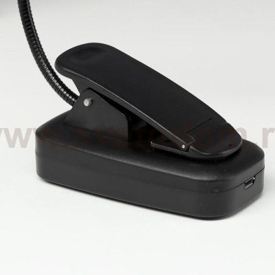 Светильник 16108/1 LED USB черный 5,3х8,2х22,5 см