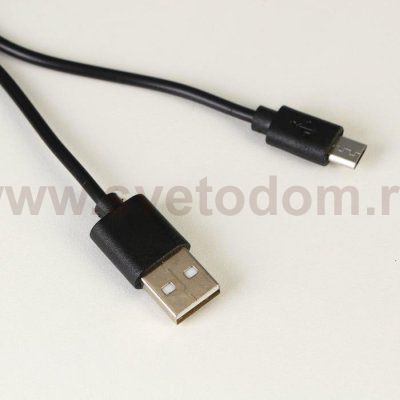 Лампа настольная сенсорная 16110/1BK LED 5Вт USB АКБ 3000/6000К черный 15х33,5х34 см