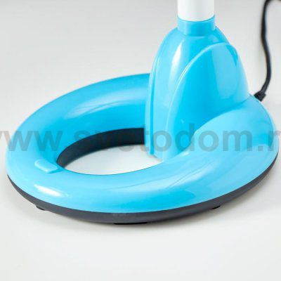 Лампа настольная 16112/1BL E27 40Вт голубой 14,5х16,5х42 см