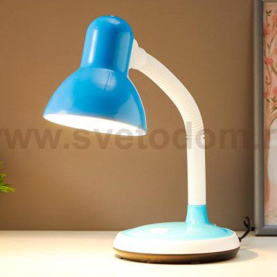 Лампа настольная 16113/1BL E27 40Вт голубой 14,5х16,5х40,5 см