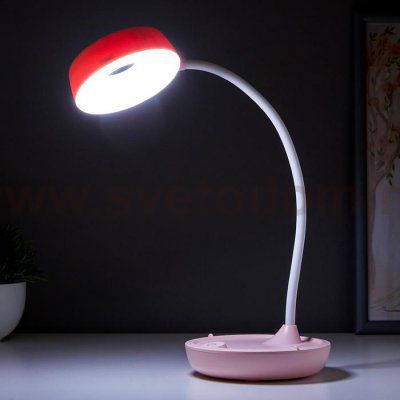 Лампа настольная 16057/1 18xLED 2,5Вт АКБ USB 3 режима МИКС 12х12х41 см