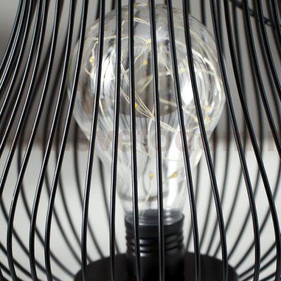 Ночник 16123/1 LED от батареек 3ААА черный 18х18х24,5 см