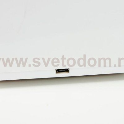 Лампа настольная 16047/1 20хLED 5Вт 4 режима  АКБ USB бело-черный 11х12х43 см