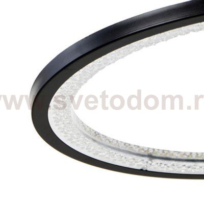 Люстра с ПДУ 71104/5BK LED 164Вт 3000-6000К диммер черный 71х71х13 см