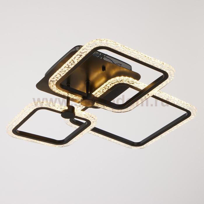 Люстра с ПДУ 71105/3BK LED 96Вт 3000-6000К диммер черный