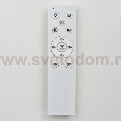 Люстра с ПДУ 71107/5BK LED 130Вт 3000-6000К диммер черный 64х64х10 см