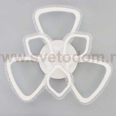 Люстра с ПДУ 71101/6WT LED 120Вт 3000-6000К диммер белый 60х60х10 см